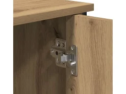 Aparador de roble artesanal 70x30x80 cm Madera de ingeniería