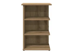 Aparador de roble artesanal 35x35x55 cm madera de ingeniería