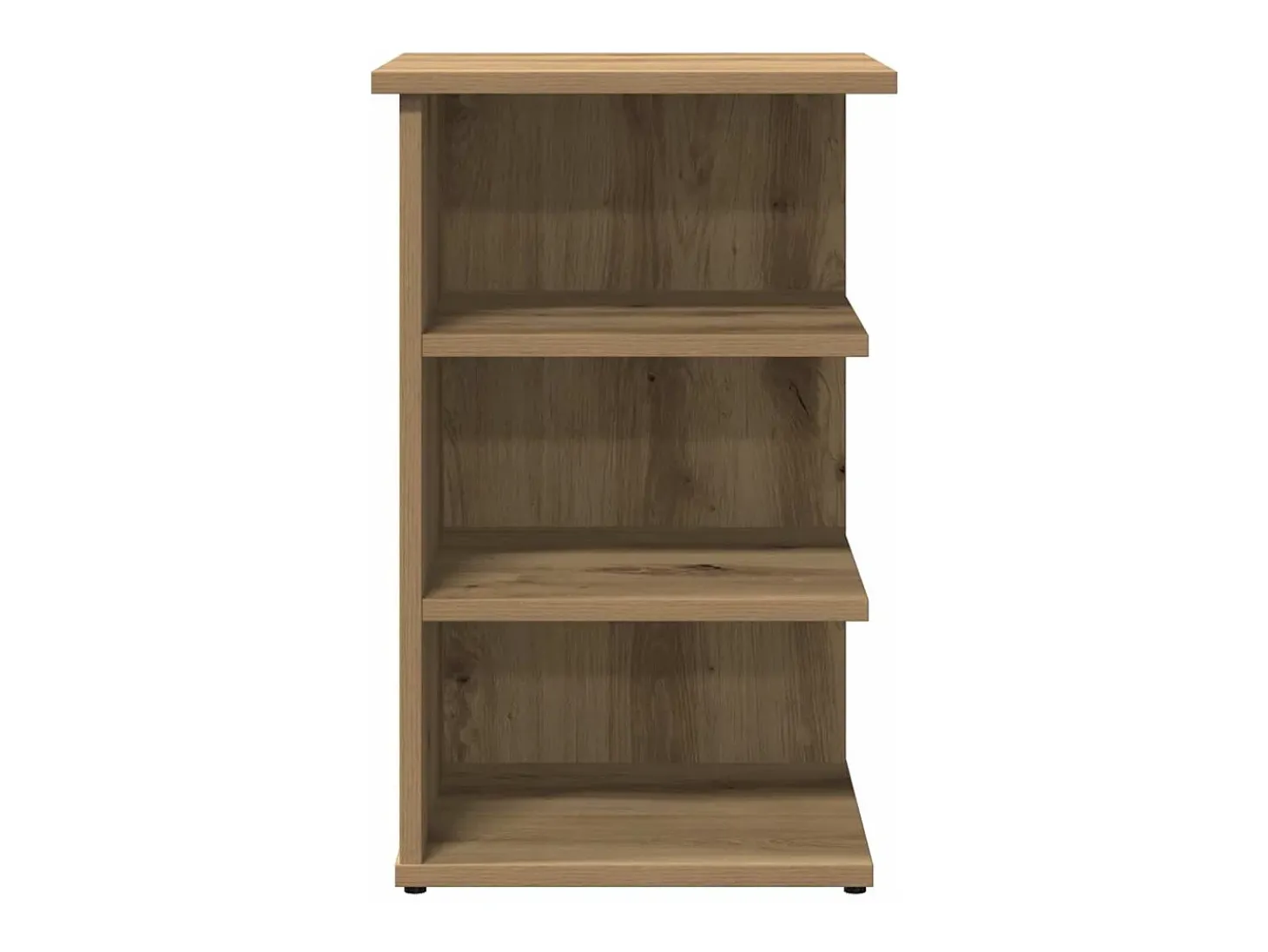 Aparador de roble artesanal 35x35x55 cm madera de ingeniería