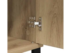 Aparador de roble artesanal 35 x 40 x 70 cm Madera de ingeniería