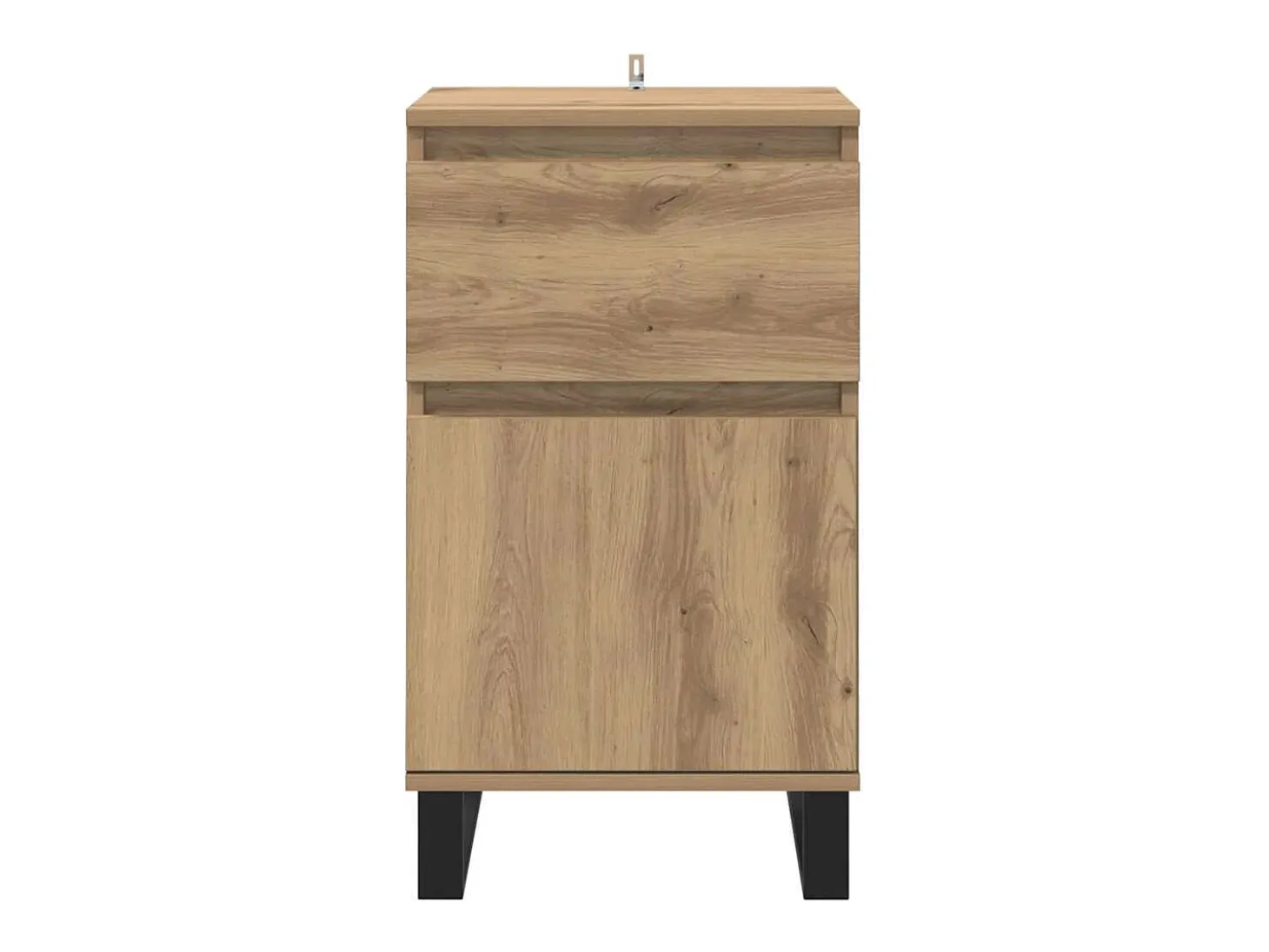 Aparador de roble artesanal 35 x 40 x 70 cm Madera de ingeniería