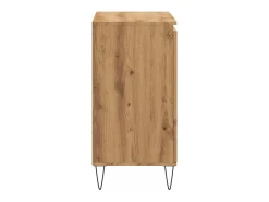 Aparador de roble artesanal 104x35x70 cm madera de ingeniería