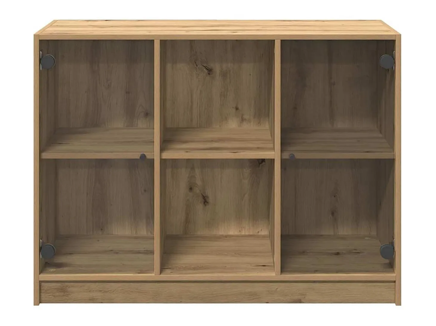 Aparador de roble artesanal 102x37x75,5 cm madera de ingeniería
