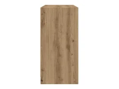 Aparador de roble artesanal 102x37x75,5 cm madera de ingeniería