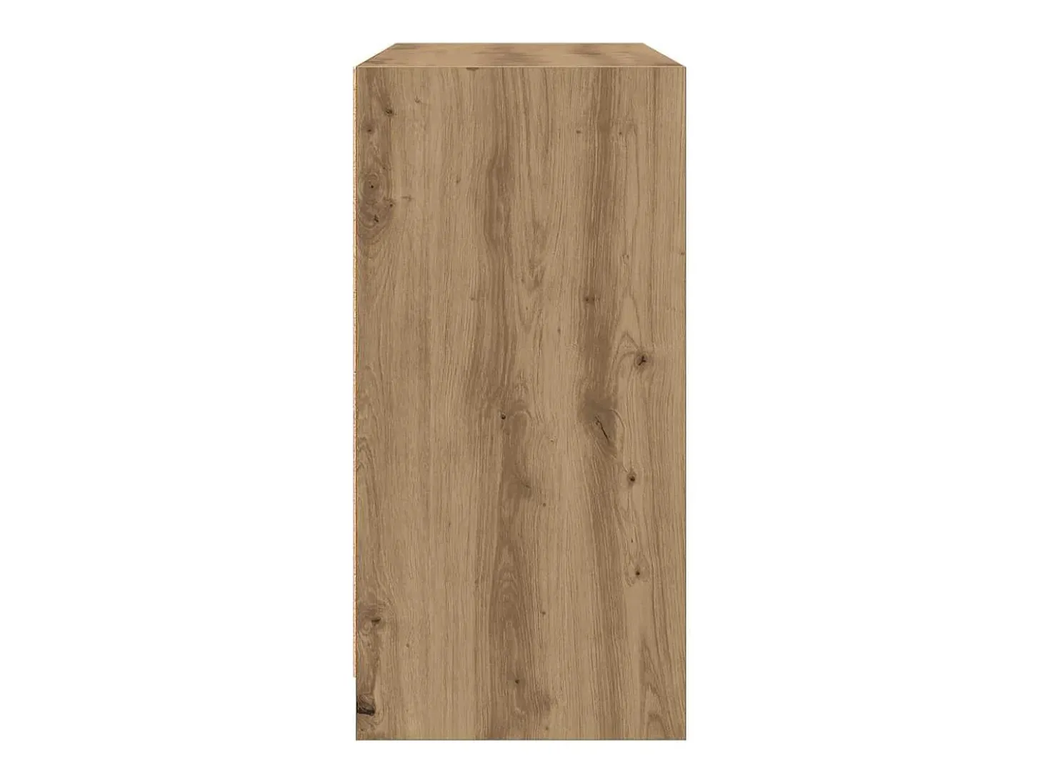 Aparador de roble artesanal 102x37x75,5 cm madera de ingeniería