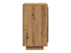 Aparador de roble artesanal 80x40x75 cm madera de ingeniería