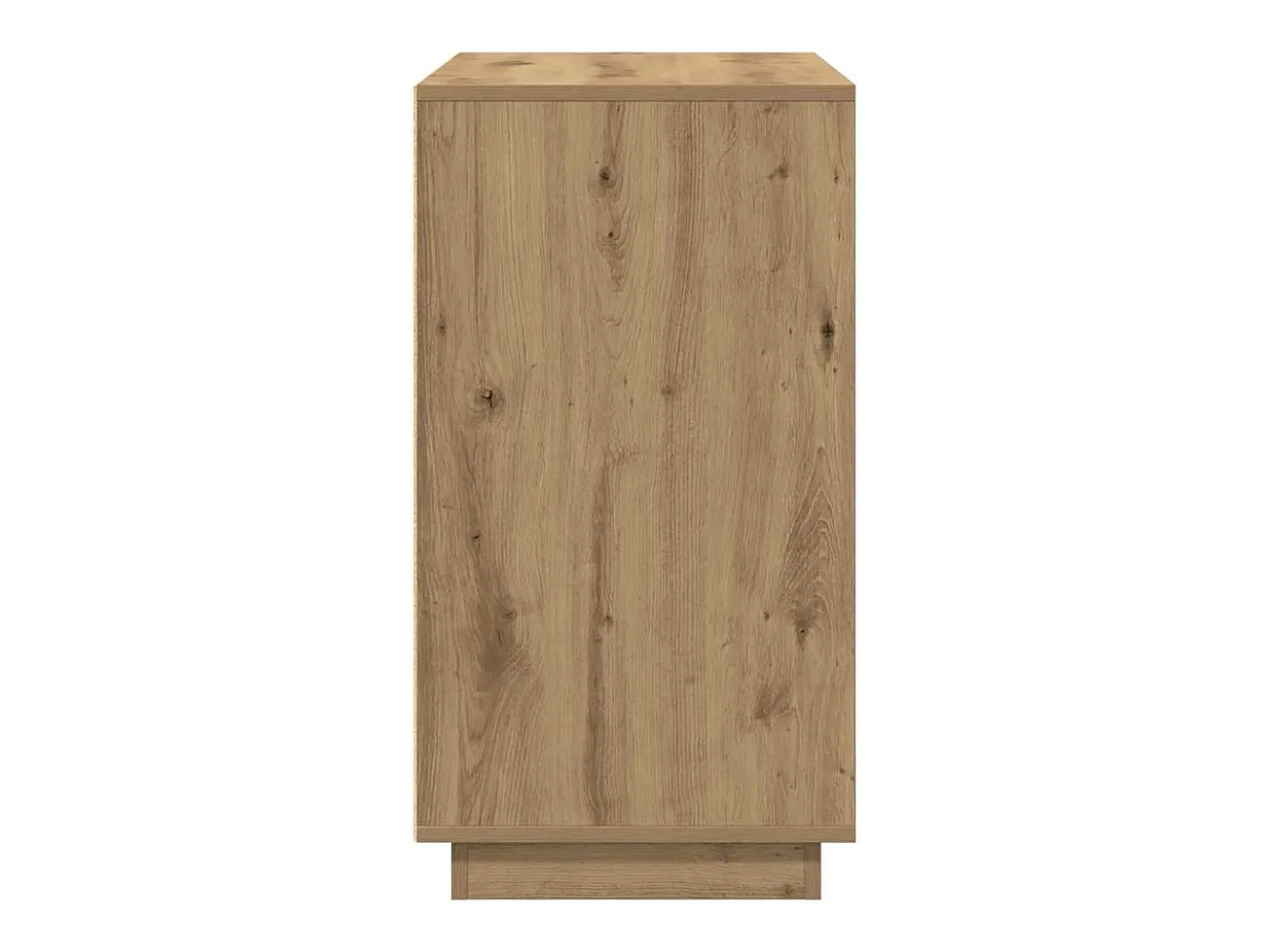 Aparador de roble artesanal 80x34x75 cm Madera de ingeniería