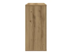 Aparador de roble artesanal 90x29,5x65 cm madera de ingeniería
