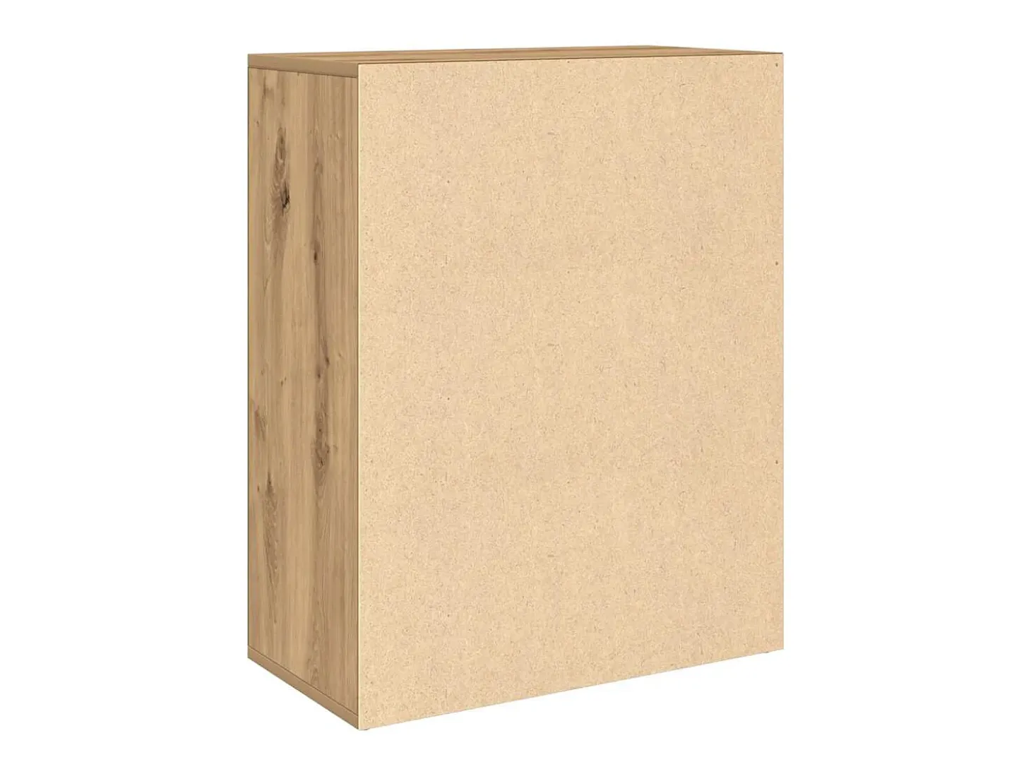 Aparador de roble artesanal 60x30x75 cm madera de ingeniería