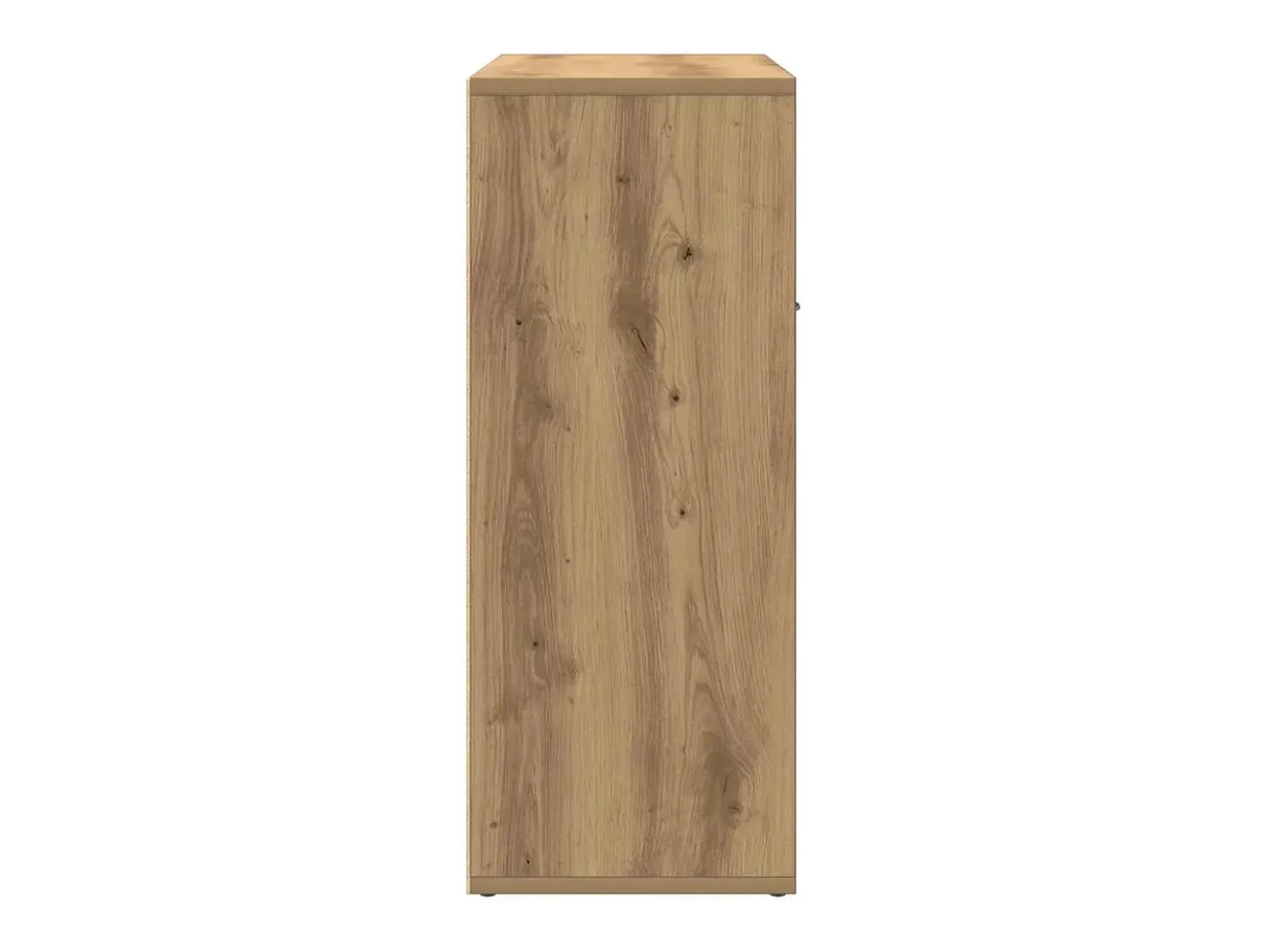 Aparador de roble artesanal 60x30x75 cm madera de ingeniería