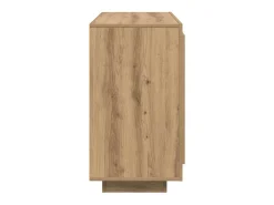 Aparador de roble hecho a mano 40 x 80 x 75 cm Madera de ingeniería