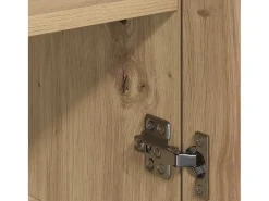Aparador de roble hecho a mano 79 x 38 x 80 cm Madera de ingeniería
