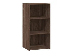 Aparador de roble marrón 45x41x93 cm madera de ingeniería