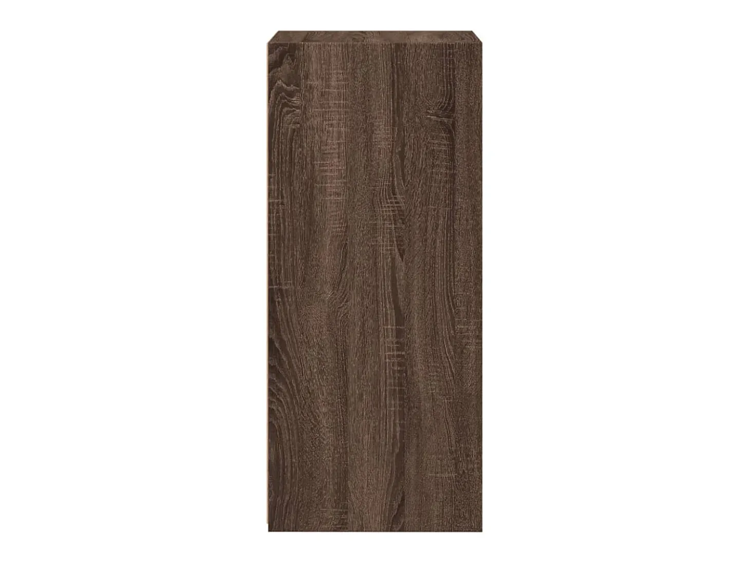 Aparador de roble marrón 45x41x93 cm madera de ingeniería