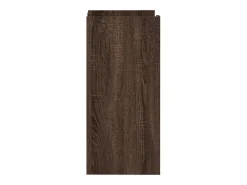 Aparador de roble marrón 45x35x75 cm madera de ingeniería