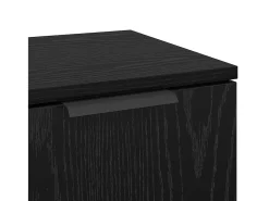 Aparador de roble negro 30 x 30 x 70 cm Madera de ingeniería