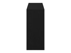 Aparador de roble negro 120 x 30 x 75 cm Madera de ingeniería