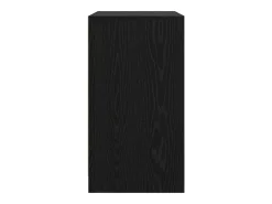 Aparador de roble negro 70x41x75 cm en madera de ingeniería