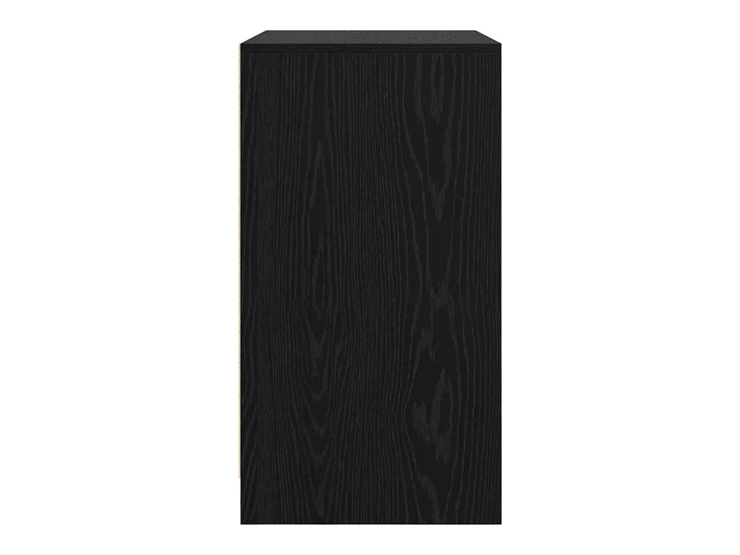 Aparador de roble negro 70x41x75 cm en madera de ingeniería