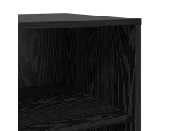 Aparador de roble negro 70x41x75 cm en madera de ingeniería