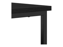 Aparador de roble negro 69x35x80 cm Madera de ingeniería y acero