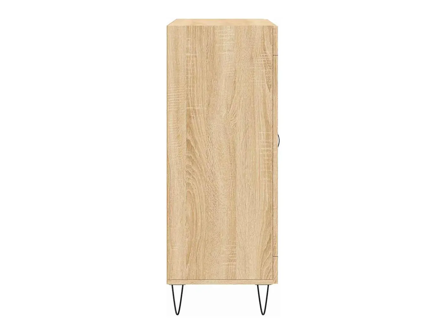 Aparador de roble Sonoma 69,5x34x90 cm Madera reconstituida