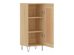 Aparador de roble Sonoma 34,5 x 34 x 90 cm Madera de ingeniería