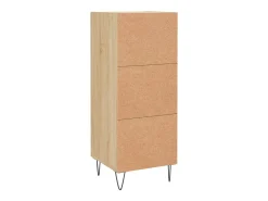 Aparador de roble Sonoma 34,5 x 34 x 90 cm Madera de ingeniería