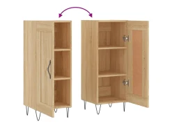 Aparador de roble Sonoma 34,5 x 34 x 90 cm Madera de ingeniería