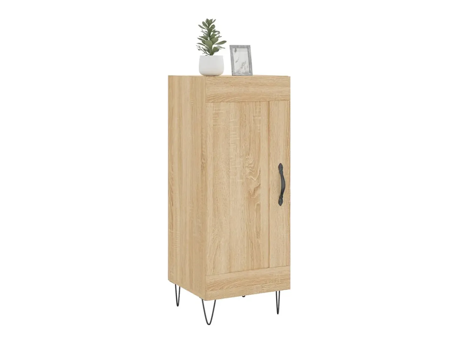 Aparador de roble Sonoma 34,5 x 34 x 90 cm Madera de ingeniería