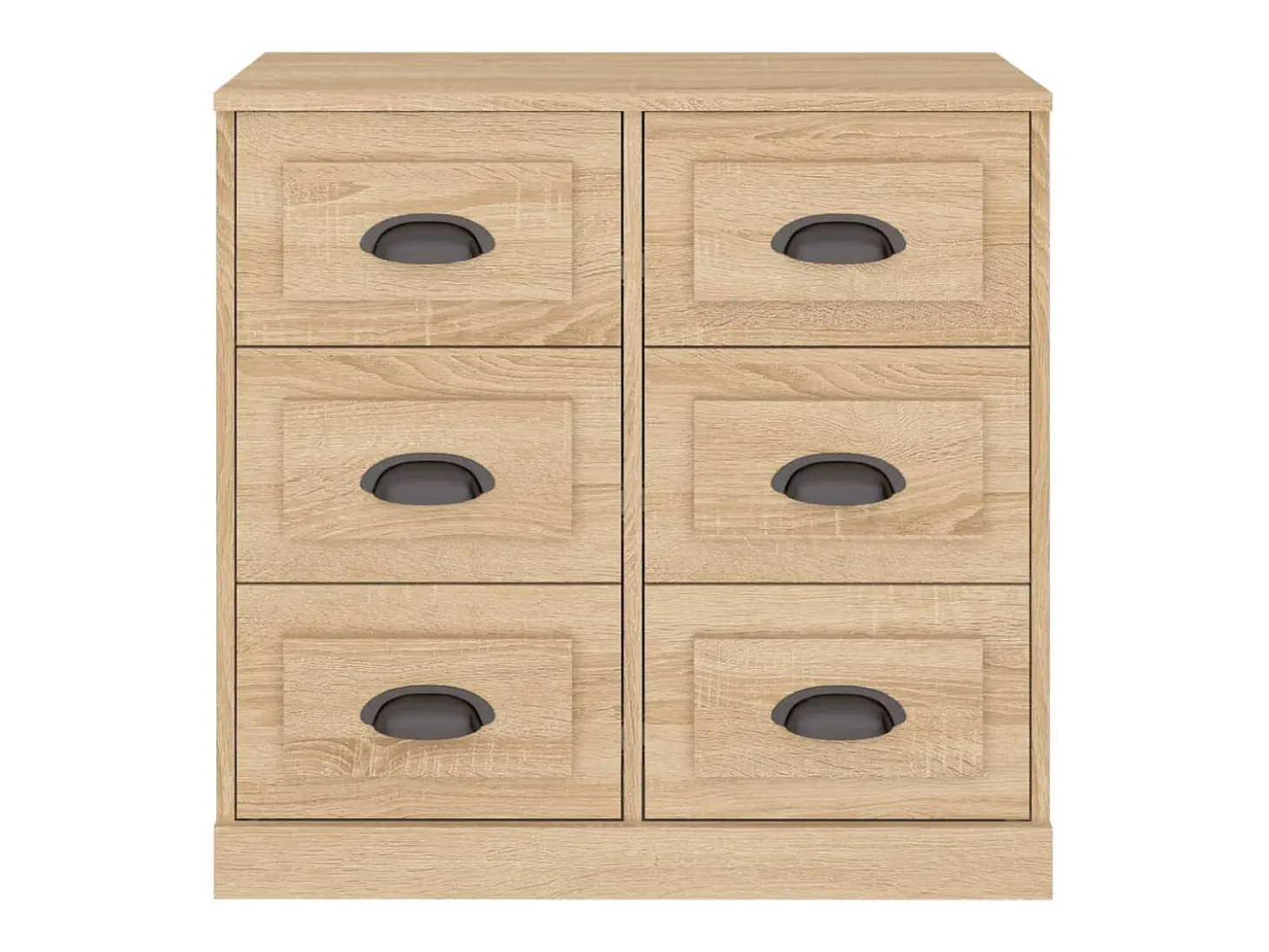 Aparador de roble Sonoma 70x35,5x67,5 cm madera de ingeniería