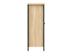 Aparador de roble Sonoma 70x30x80 cm madera de ingeniería