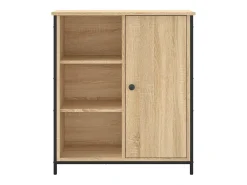 Aparador de roble Sonoma 70x30x80 cm madera de ingeniería