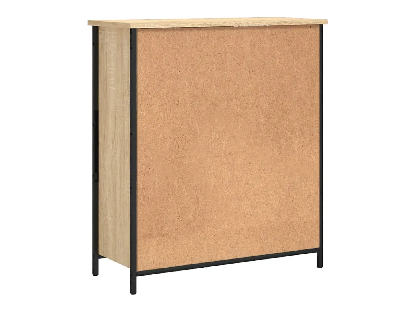 Aparador de roble Sonoma 70x30x80 cm madera de ingeniería