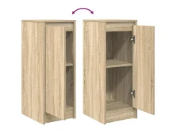 Aparador de roble Sonoma 29,5x34x76 cm Madera de ingeniería