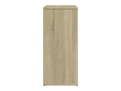 Aparador de roble Sonoma 60x31x70 cm madera de ingeniería