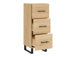 Aparador de roble Sonoma 34,5 x 34 x 90 cm Madera de ingeniería