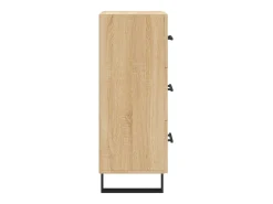 Aparador de roble Sonoma 34,5 x 34 x 90 cm Madera de ingeniería