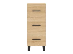 Aparador de roble Sonoma 34,5 x 34 x 90 cm Madera de ingeniería