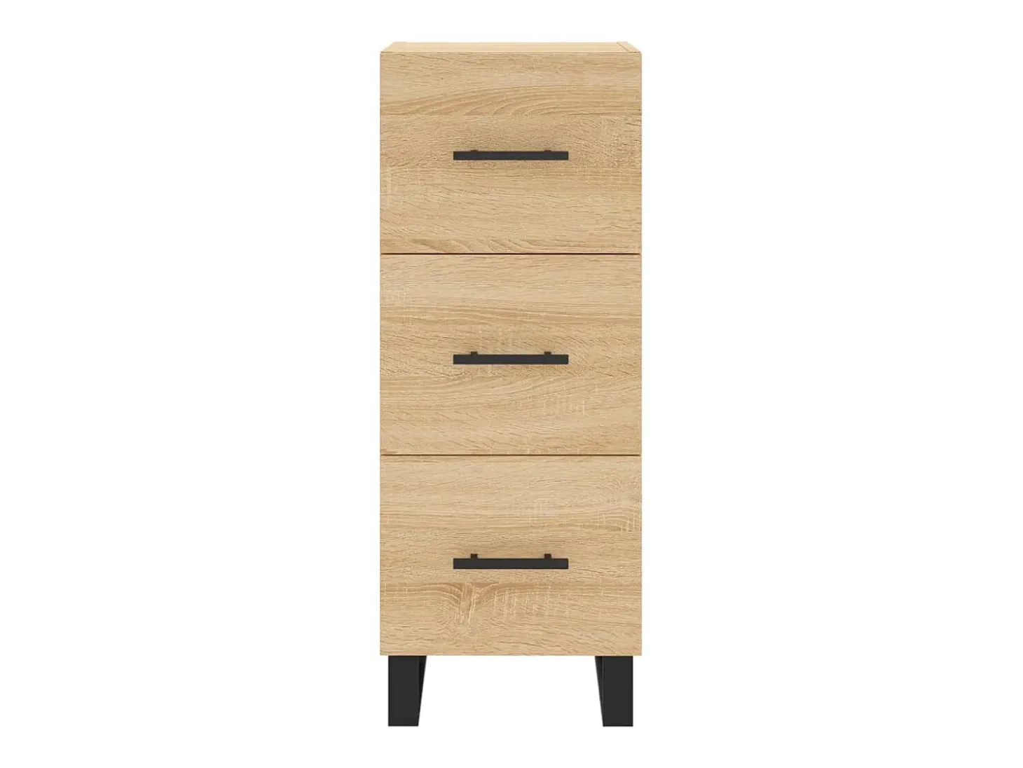 Aparador de roble Sonoma 34,5 x 34 x 90 cm Madera de ingeniería