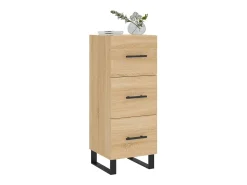 Aparador de roble Sonoma 34,5 x 34 x 90 cm Madera de ingeniería