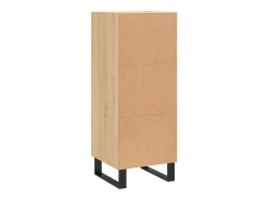 Aparador de roble Sonoma 34,5 x 34 x 90 cm Madera de ingeniería