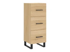Aparador de roble Sonoma 34,5 x 34 x 90 cm Madera de ingeniería