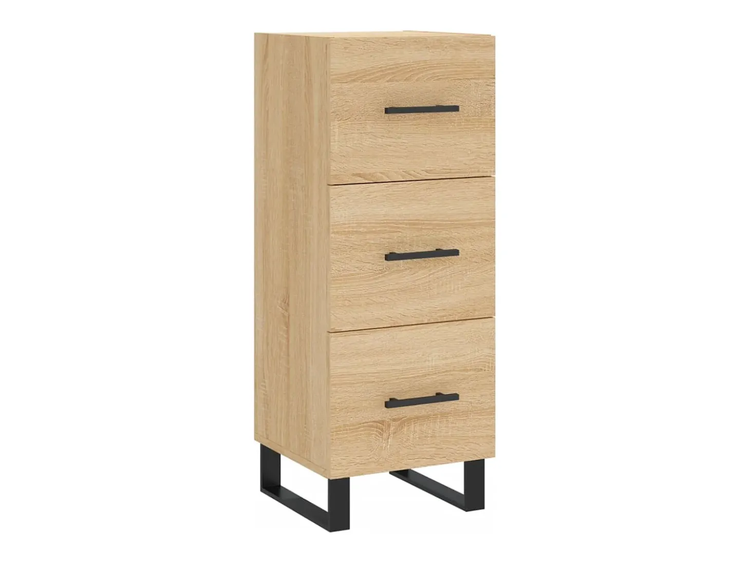 Aparador de roble Sonoma 34,5 x 34 x 90 cm Madera de ingeniería
