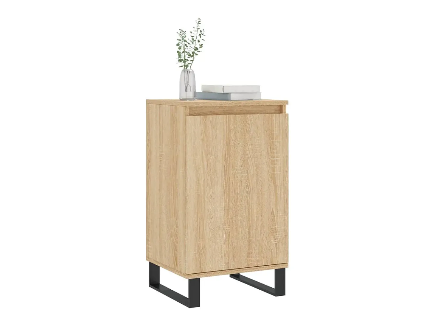 Aparador de roble Sonoma 40x35x70 cm madera de ingeniería
