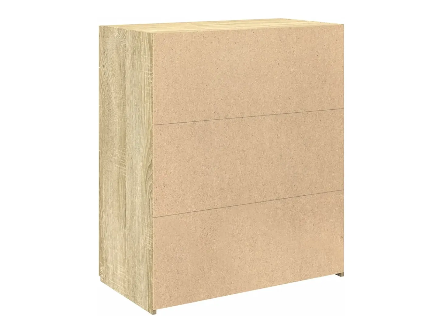 Aparador de roble Sonoma 80x42,5x93 cm madera de ingeniería