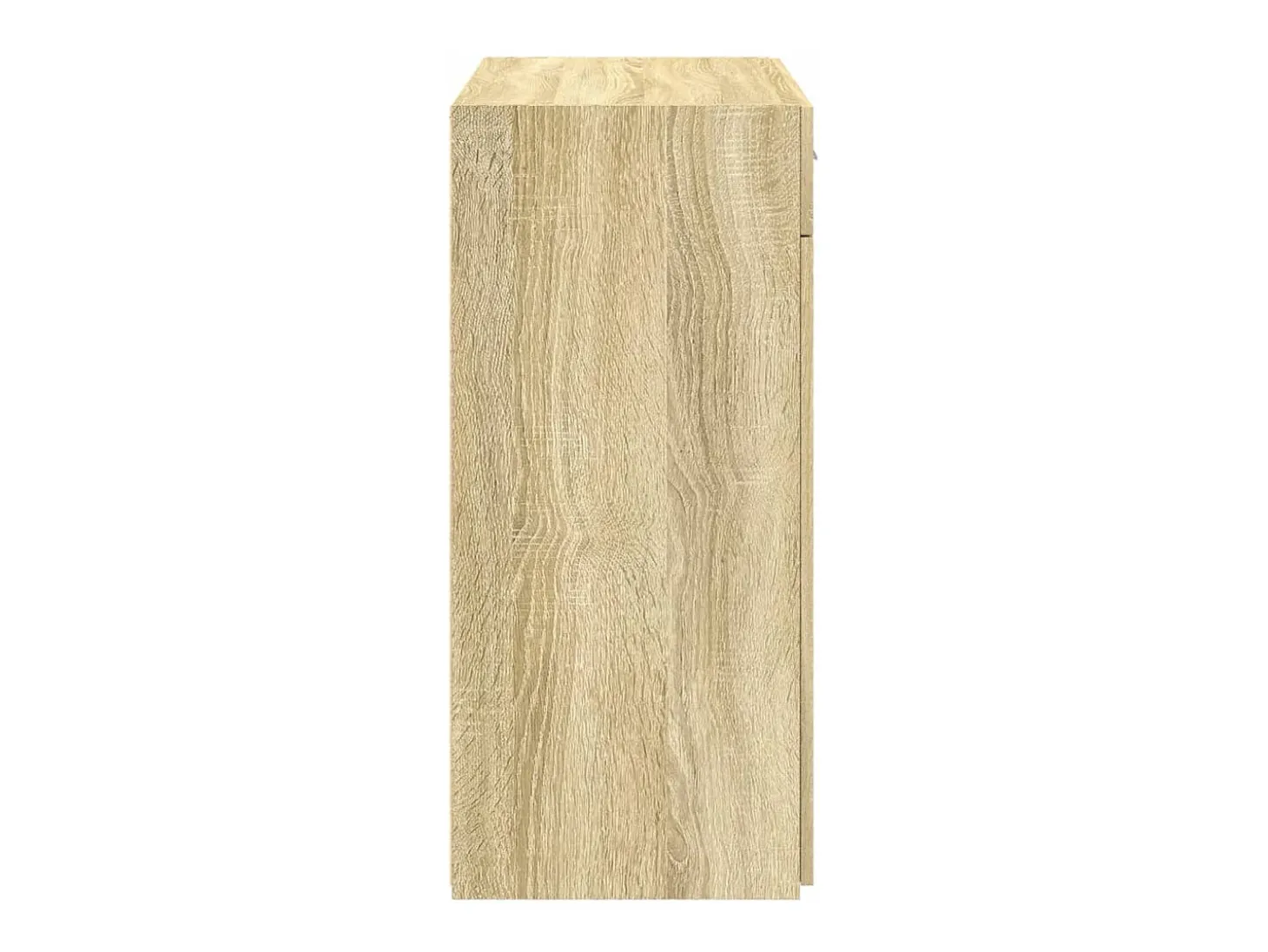 Aparador de roble Sonoma 80x42,5x93 cm madera de ingeniería