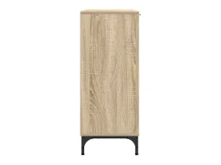 Aparador de roble Sonoma 89,5 x 33 x 82 cm Madera de ingeniería