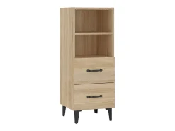 Aparador de roble Sonoma 34,5 x 34 x 90 cm Madera de ingeniería