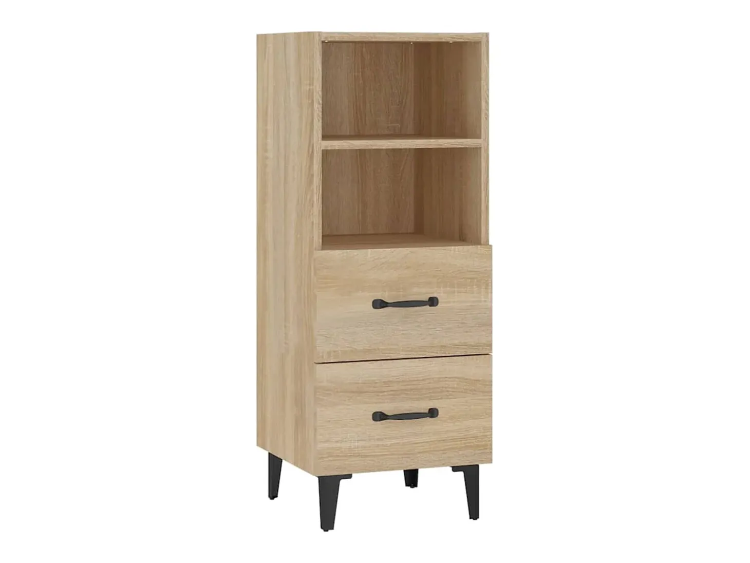 Aparador de roble Sonoma 34,5 x 34 x 90 cm Madera de ingeniería